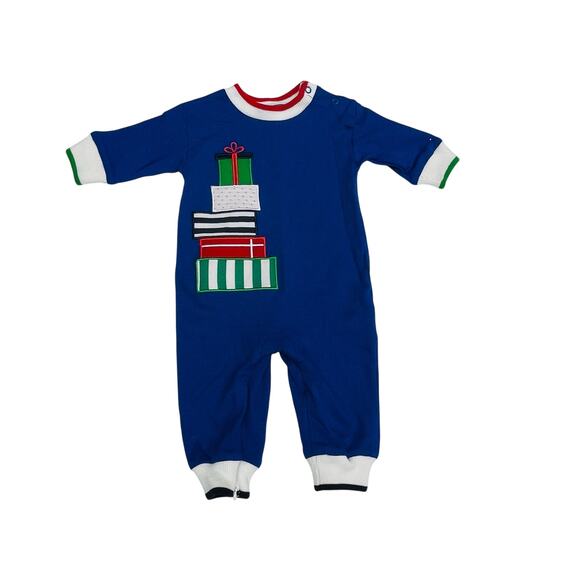 NWT Florence Eiseman 9M Knit Longall with Stacked Presents - Picture 1 of 6